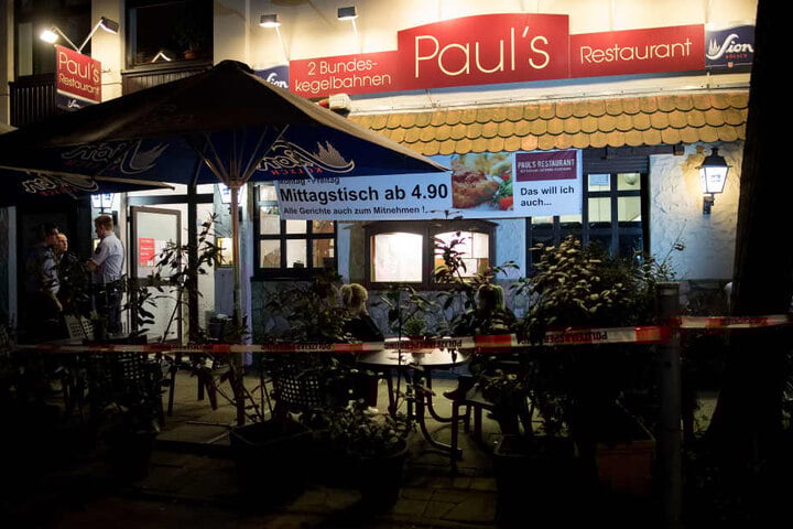 In diesem Restaurant wurden die beiden Leichen am Freitagabend gefunden.