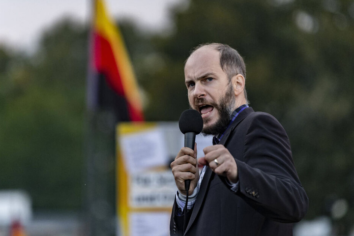 Martin Kohlmann (41) von Pro Chemnitz will das Stadtfest um jeden Preis erhalten.