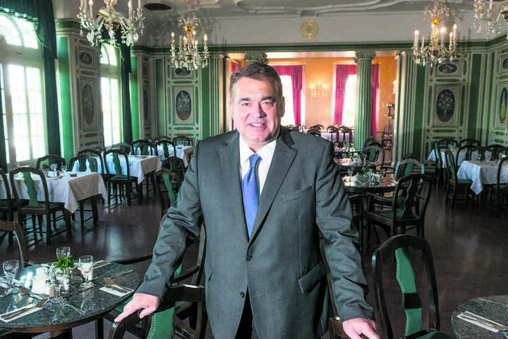 Uwe Wiese (65) verabschiedet sich nach 25 Jahren aus dem "Italienischen Dörfchen": "Gastronomisch mache ich nichts mehr, vielleicht züchte ich Berner Sennenhunde."