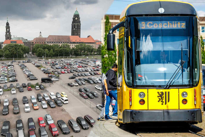 Wer in Dresden parkt, soll zukünftig einen DVB-Rabatt bekommen.