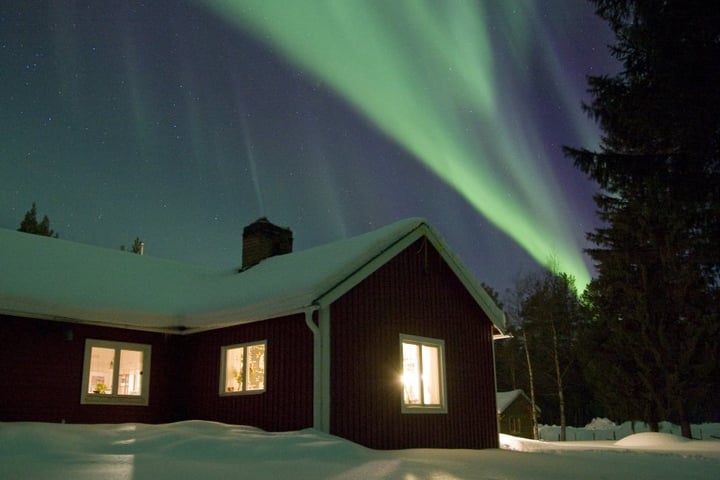 Nordlichter begeistern Uta auch noch nach 15 Jahren Leben in Finnland.