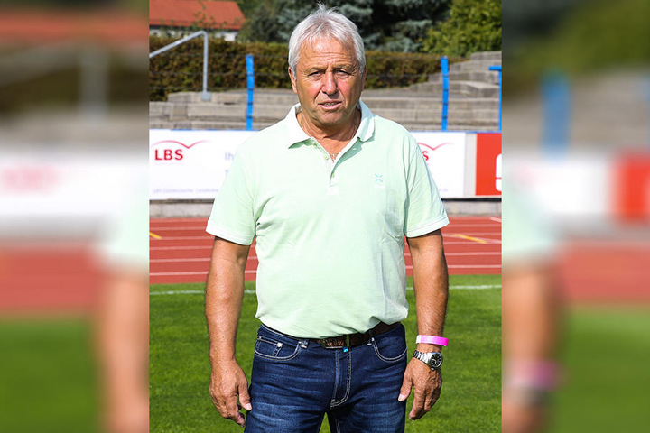 Oberliga-Torschützenkönig Klaus Havenstein trainiert heute die Herren-Mannschaft der SG Leipzig-Bienitz.