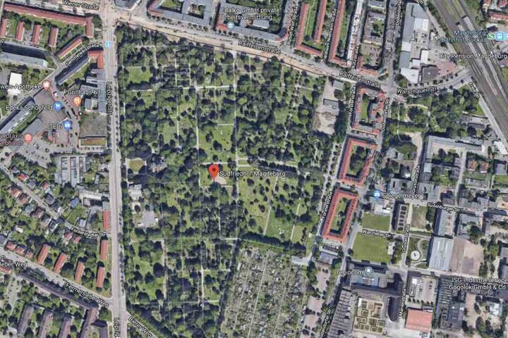 Die Tat ereignete sich auf dem Magdeburger Südfriedhof.