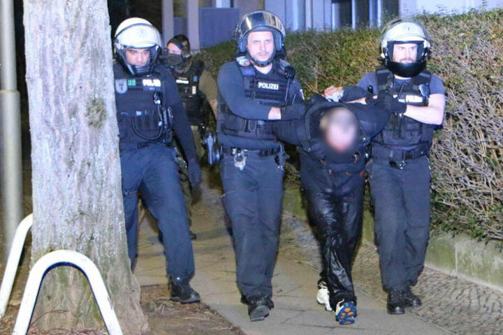 Polizisten konnten den Mann festnehmen.