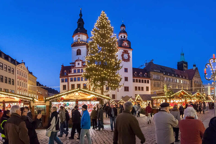 Der Chemnitzer Weihnachtsmarkt startet am 1. Dezember um 16 Uhr.