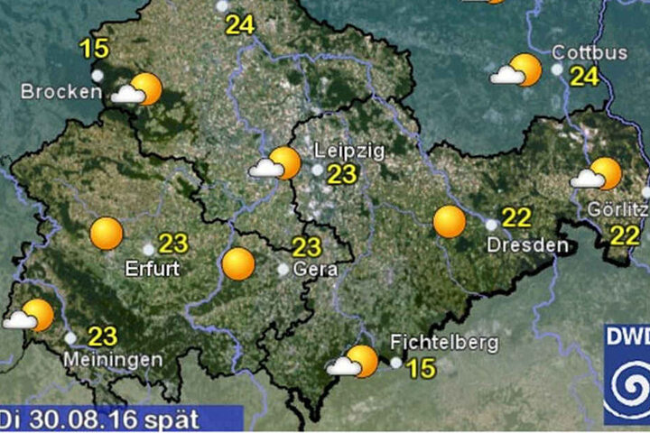 Der Deutsche Wetterdienst prognostiziert auch diese Woche sommerliche Temperaturen