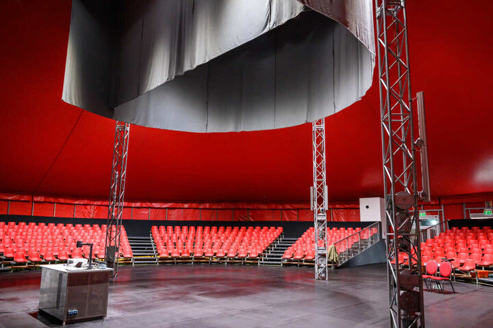 Der neue "Hörsaal" ist komplett ausgestattet.