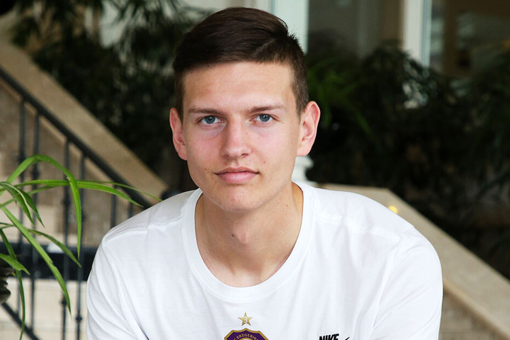 Aues U19-Spieler Paul Horschig.