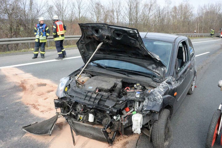 Die 21-Jährige wurde bei dem Unfall leicht verletzt.