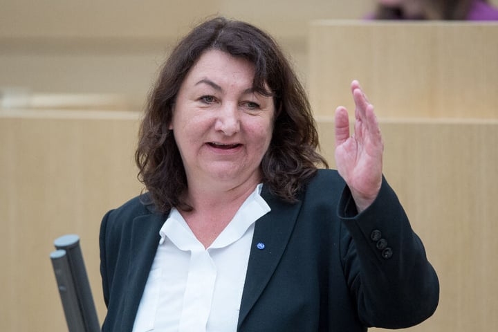 Beate Böhlen (Grüne) ist die Vorsitzende des Petitionsausschusses im Landtag von Baden-Württemberg und sagte zum Beschluss über die Äffle- und Pferdle-Ampel: "Nie war es ein größeres Vergnügen, Volkes Wille zur Durchsetzung zu verhelfen."