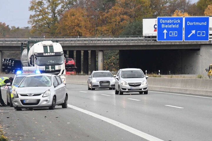 Die Autobahn musste aufgrund des Unfalls nicht gesperrt werden.