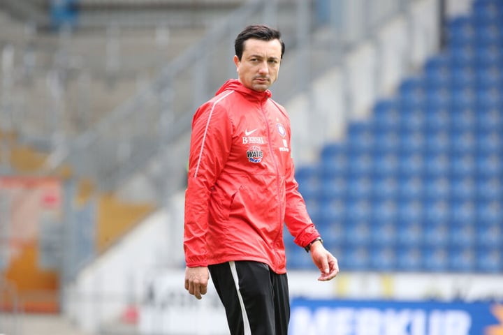 Aues Cheftrainer Daniel Meyer wurde beurlaubt.
