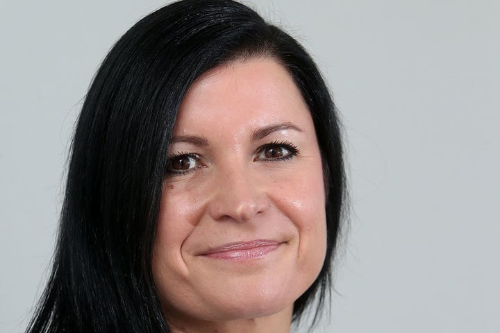 Amrei Haase (35) HypoVereinsbank-Immobilienspezialistin.
