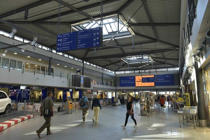 Am Flughafen Leipzig sind die Passagierzahlen deutlich zurückgegangen.