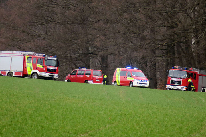 Die Rettungskräfte waren mit einem Großaufgebot vor Ort.