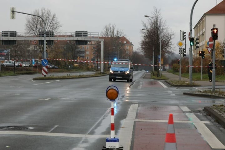 Es kommt zu Sperrungen und Staus in Eutritzsch.