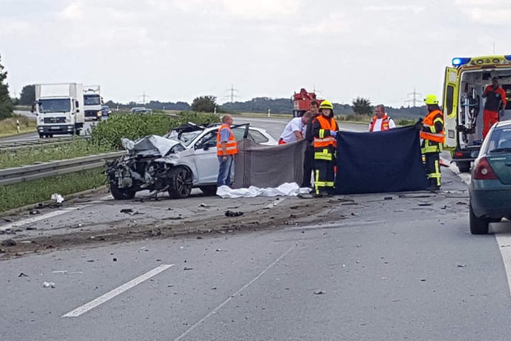 Am Dienstagnachmittag kam es zu einem schweren Unfall auf der A4 bei Burkau.