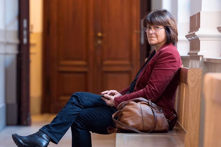 Kam umsonst: Zwickaus Oberbürgermeisterin Pia Findeiß (61, SPD) sollte gestern im Verleumdungsprozess vor dem Landgericht als Zeugin aussagen.