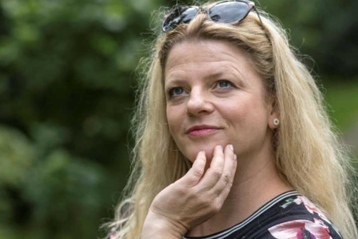Susanne Schaper (40, Linke) würde zu gern in ein Strandbad der Chemnitz springen.