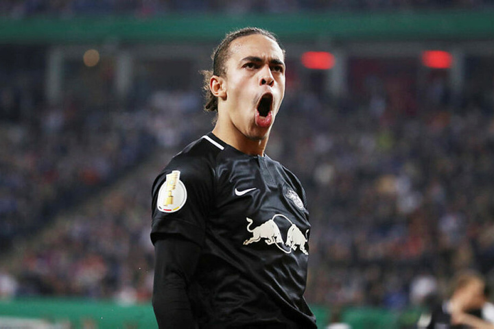 Einer der Matchwinner beim Halbfinalsieg war Stürmer Yussuf Poulsen.