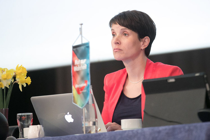 Frauke Petry wird am Montagabend zu einer Wahlkampfveranstaltung erwartet.