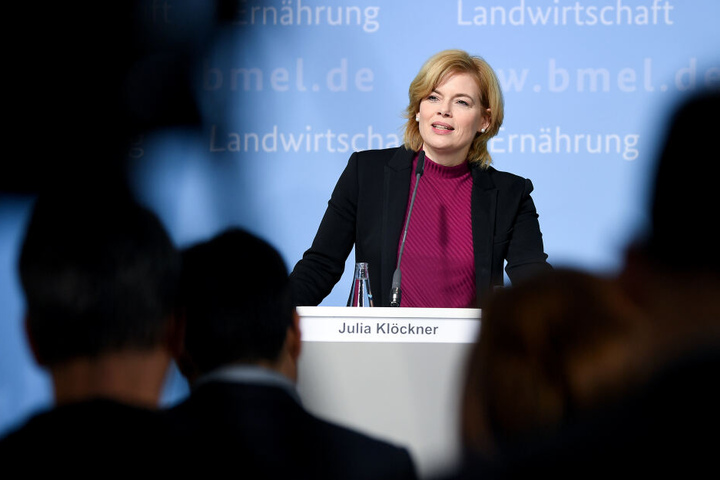 Normalerweise tritt die Bundespolitikerin ohne Karnevalskostüm auf.
