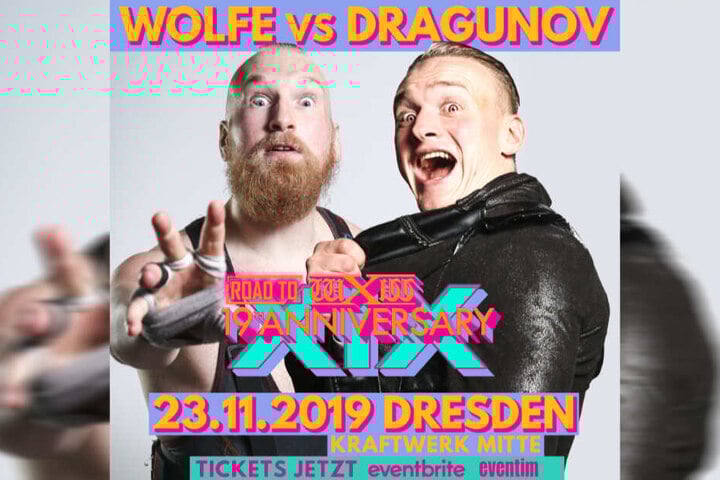 Zwei Wrestling-Stars zurück in der Heimat: Fans freuen sich auf den Kampf der beiden gebürtigen Dresdner.