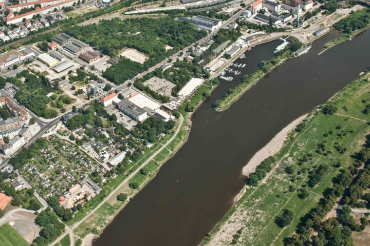 Zwischen Puschkin-Platz und Neustädter Hafen sollte Marina Garden verwirklicht werden.