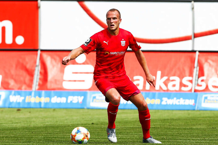 Julius Reinhardt hat beim FSV Zwickau laut eigener Aussage den Spaß am Fußball spielen wiedergefunden.