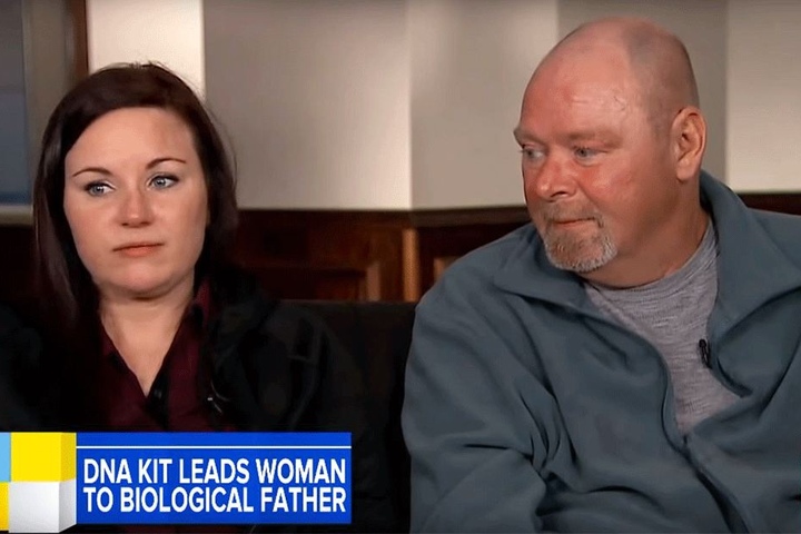 Sabrina Payne mit ihrem leiblichen Vater Duane Kellems.