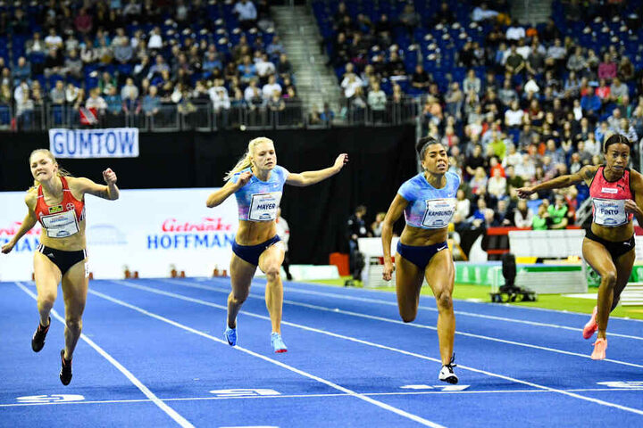 Beim Final-Tag des ISTAF wollen die deutschen Sprinterinnen und Sprinter wieder Siege einfahren.