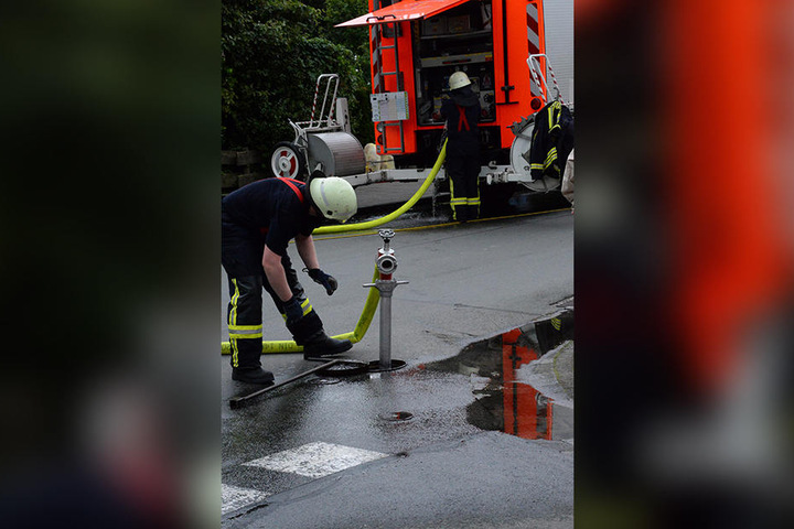 Das Feuer wurde durch die Berufsfeuerwehr aus Spexard gelöscht.