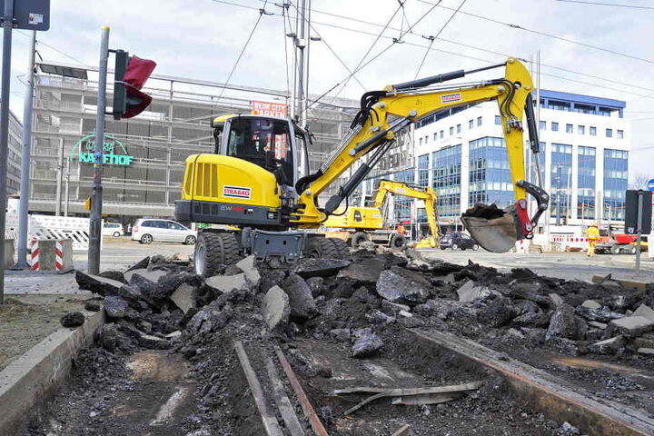 Alles neu! Der letzte Bauabschnitt zur Neugestaltung der Zentralhaltestelle hat am Montag begonnen.