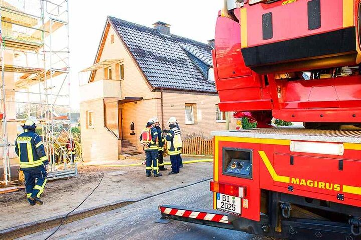Die Isolierung eine Wasserpumpe geriet in Brand.