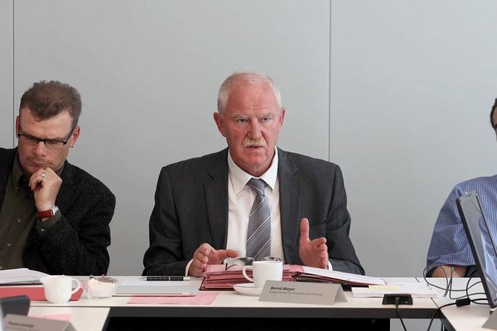 Finanzbürgermeister Bernd Meyer (64, Die Linke).