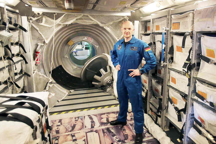 Rückblick 2014: Im Trainingszentrum in Köln trainierte Gerst bereits 2014 die Einsätze in nachgebauten ISS-Modulen. Auch für die jetzige Mission trainierte Gerst hier unzählige Male das Leben im Weltraum.
