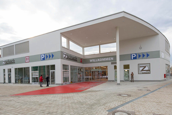 Das neu eröffnete Einkaufszentrum "Zschach" in Dresden.