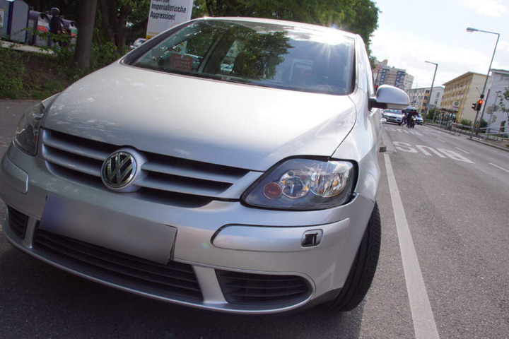 Dieser VW Polo erfasste das Kind.