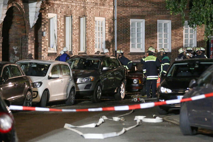 Das Gebiet wurde von der Polizei gesichert.