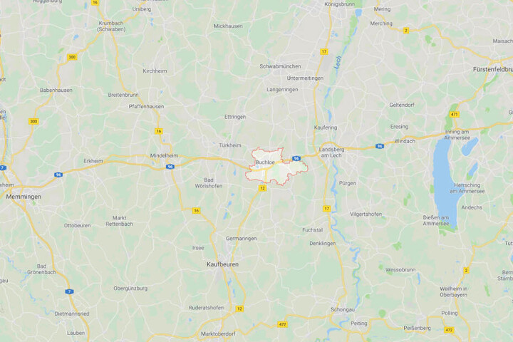 Der tragische Unfall ereignete sich auf der B12 bei Buchloe im Landkreis Ostallgäu.
