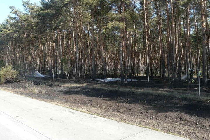 Trotz Einsatzes der Feuerwehr breiteten sich die Flammen zunächst immer weiter aus. Erst nach etwa einer Stunde war der Brand unter Kontrolle.