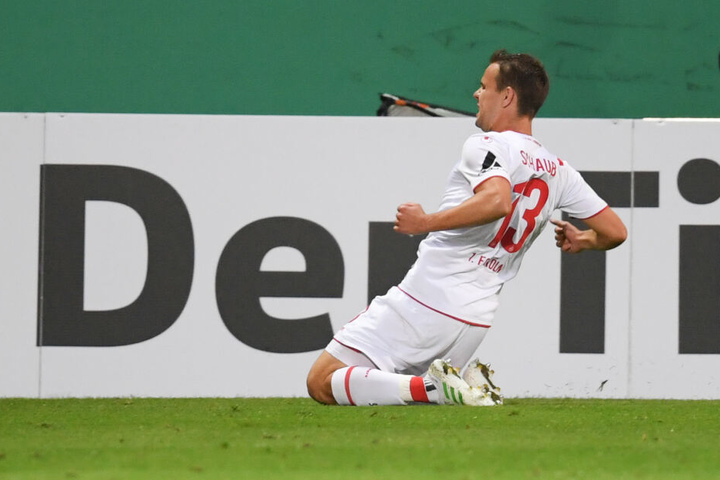 Louis Schaub konnte für den 1. FC Köln in der Verlängerung zum 2:3 treffen.