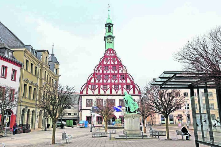 Das Zwickauer Gewandhaus wird für rund 15 Millionen Euro saniert.