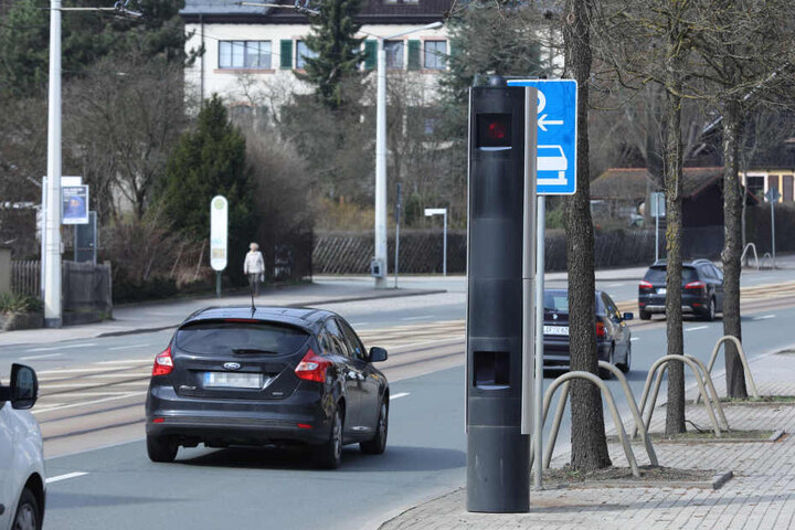 Das Messgerät in der Pausaer Straße löste schon tausende Male aus.