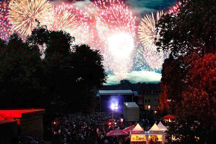 In der Zitadelle weiß man, wie gefeiert wird. Im Rahmen des Citadel Music Festivals findet dort der Nachtmarkt statt. (Symbolbild)