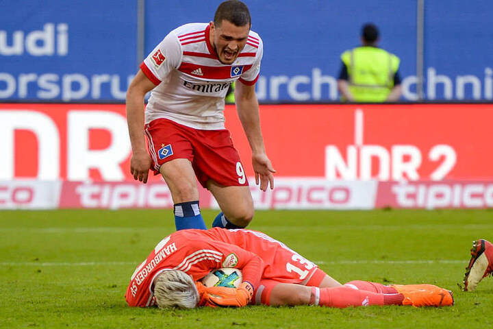 HSV-Keeper Julian Pollersbeck sorgte mit starken Paraden für neue Hoffnung beim abstiegsbedrohten Bundesliga-Dino.