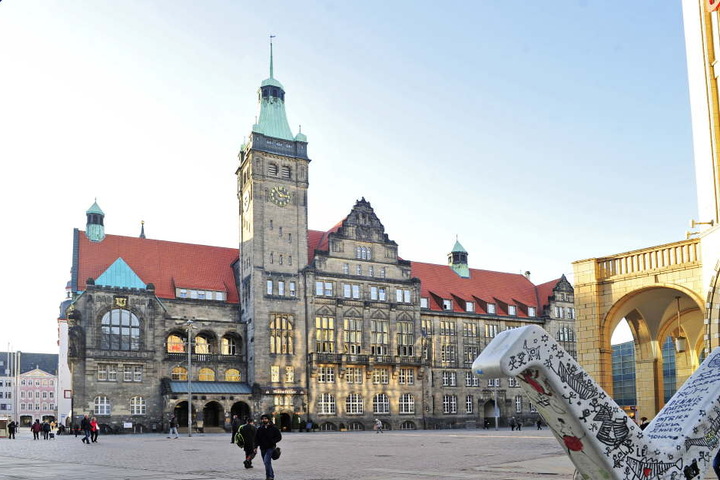 Der Paternoster im Rathaus ist einer der letzten Personenaufzüge dieser Art in Chemnitz.