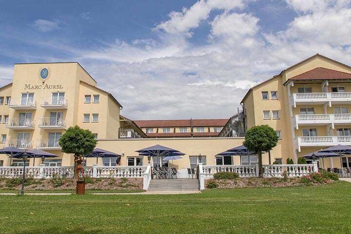 Das "Marc Aurel Spa & Golf Resort", in dem die Dynamos logieren, bietet alles, was die Spieler brauchen.