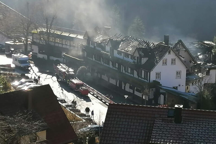 Die Brandschäden sind enorm.