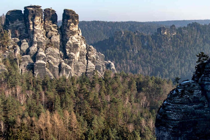 In der Sächsischen Schweiz waren die Retter unterwegs.